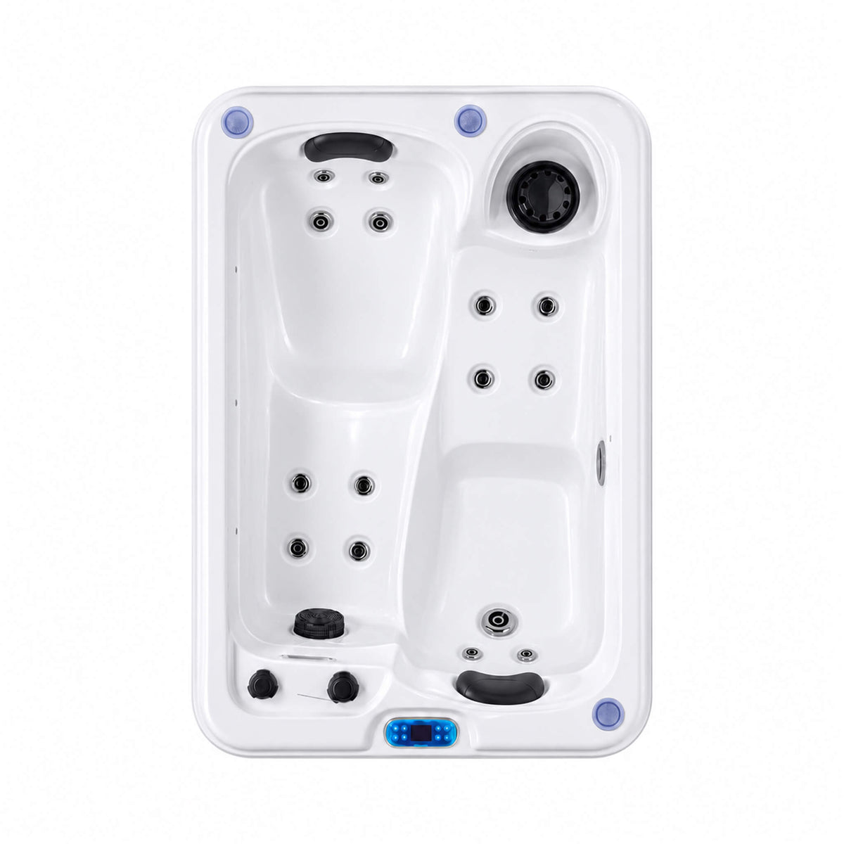 Aeris 2-Person Outdoor Hot Tub With 15 Hydro Jets And LED Lights (SAK15849)