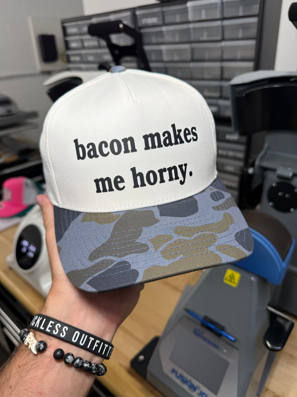 Bacon Makes Me Horny Snapback