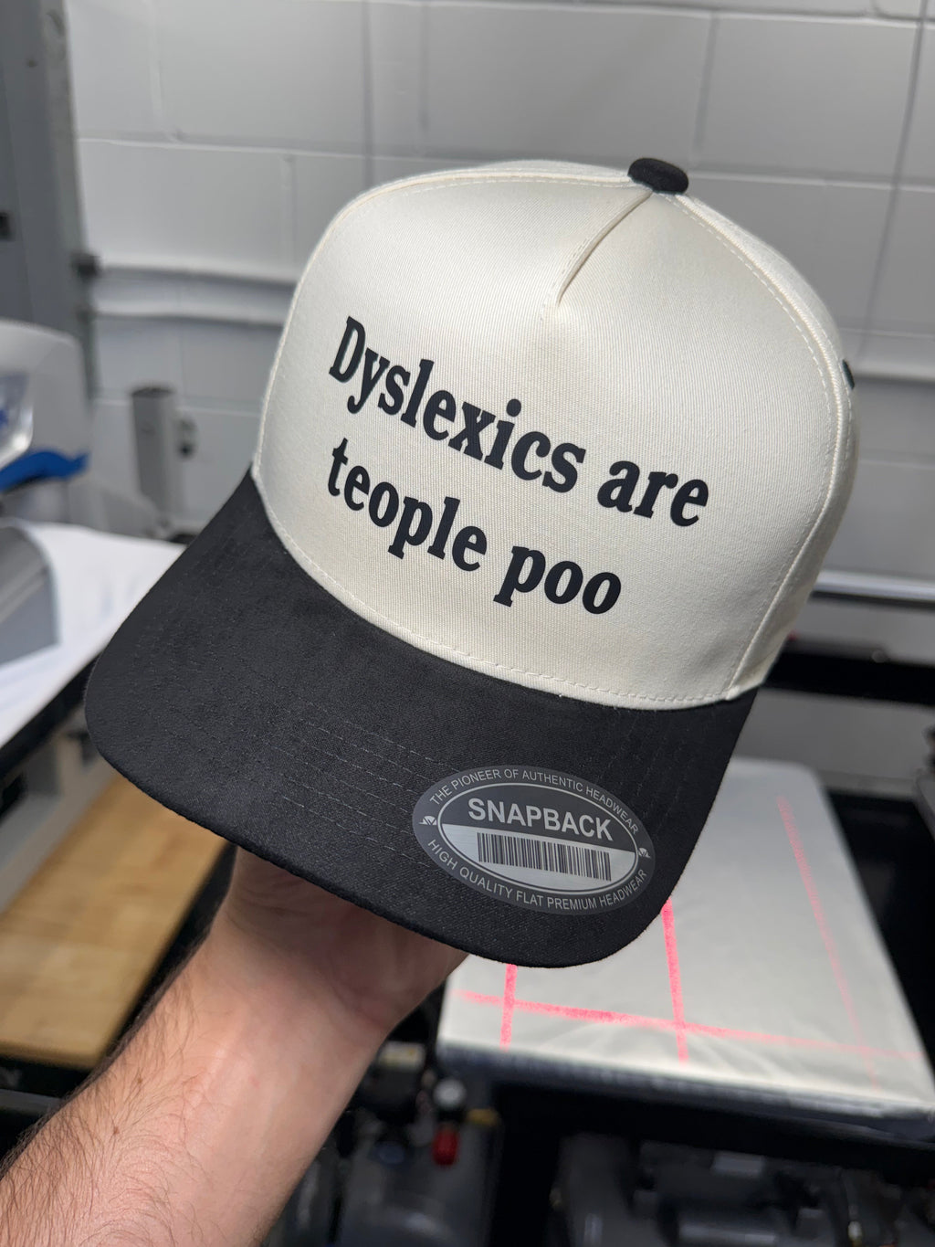 Dyslexics are teople poo Snapback