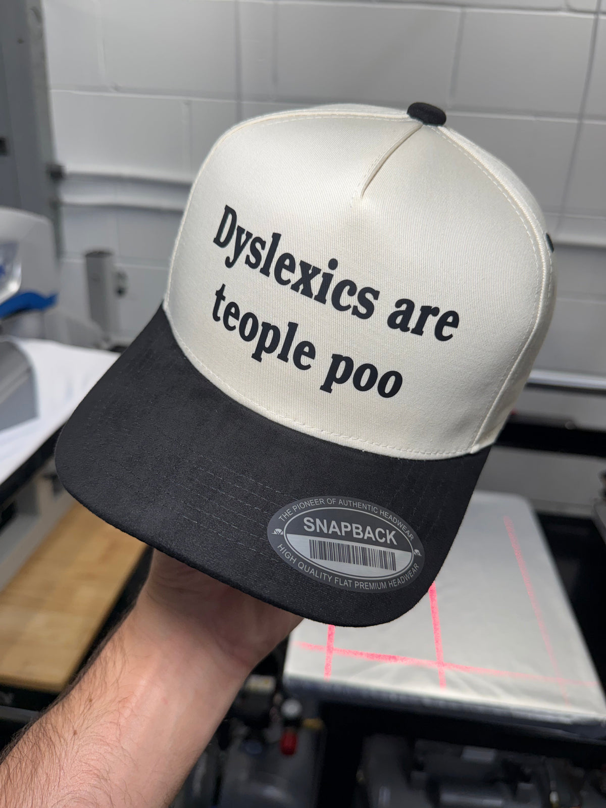 Dyslexics are teople poo Snapback