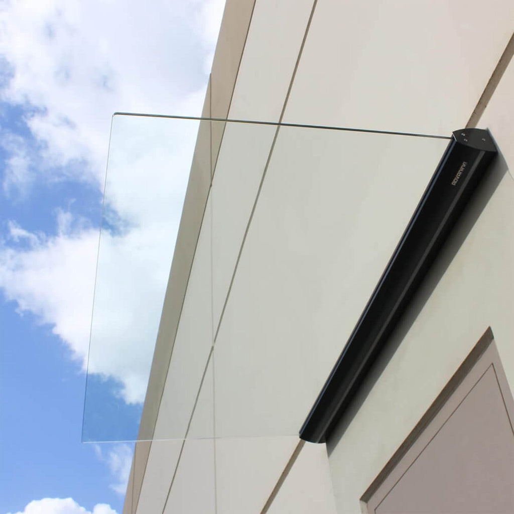 Advaning GA Series Clear Construction-Grade Tempered Glass Awning With Single Clamp (DA5535-DA6339) (SAK92613)