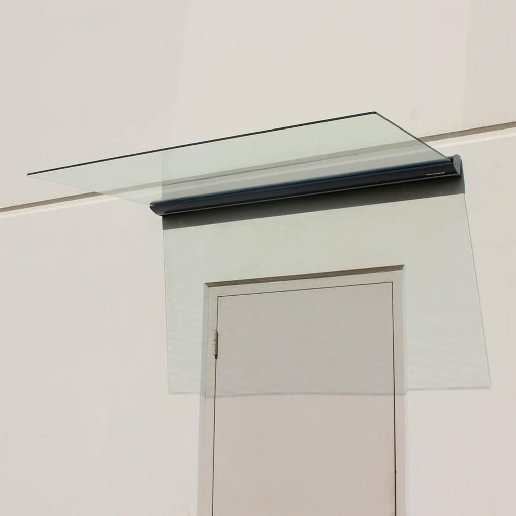 Advaning GA Series Clear Construction-Grade Tempered Glass Awning With Single Clamp (DA5535-DA6339) (SAK92613)