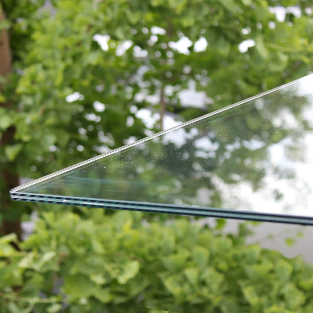 Advaning GA Series Clear Construction-Grade Tempered Glass Awning With Single Clamp (DA5535-DA6339) (SAK92613)
