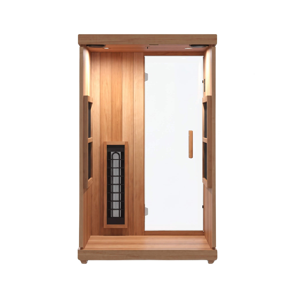 Finnmark FD-2 Full-Spectrum 2-Person Home Infrared Sauna With Built-In LCD Touchscreen Controller [FD-KN002] (SAK94731)