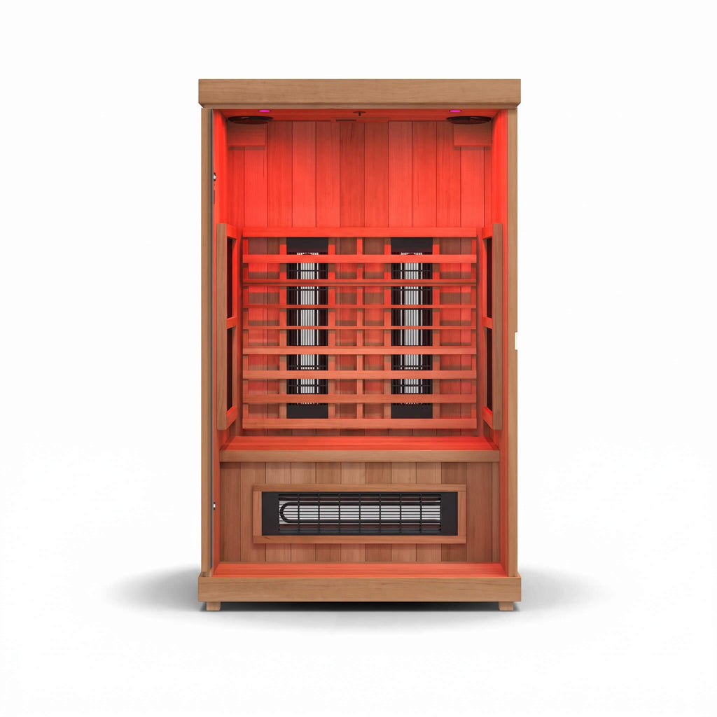 Finnmark FD-2 Full-Spectrum 2-Person Home Infrared Sauna With Built-In LCD Touchscreen Controller [FD-KN002] (SAK94731)