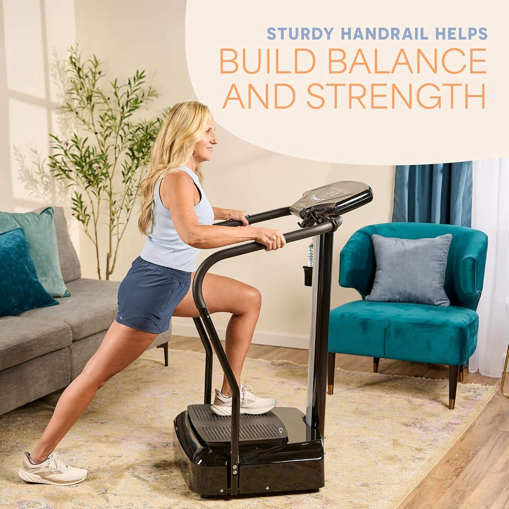 Premium Vibration Plate Exercise Machine With Handles And 99 Speed Levels (SAK30851)