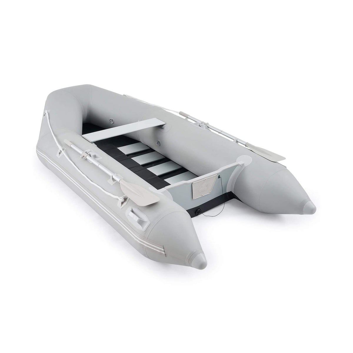 10FT 4-Person Heavy-Duty Inflatable Dinghy Transom Sport Tender Boat (SAK98153)